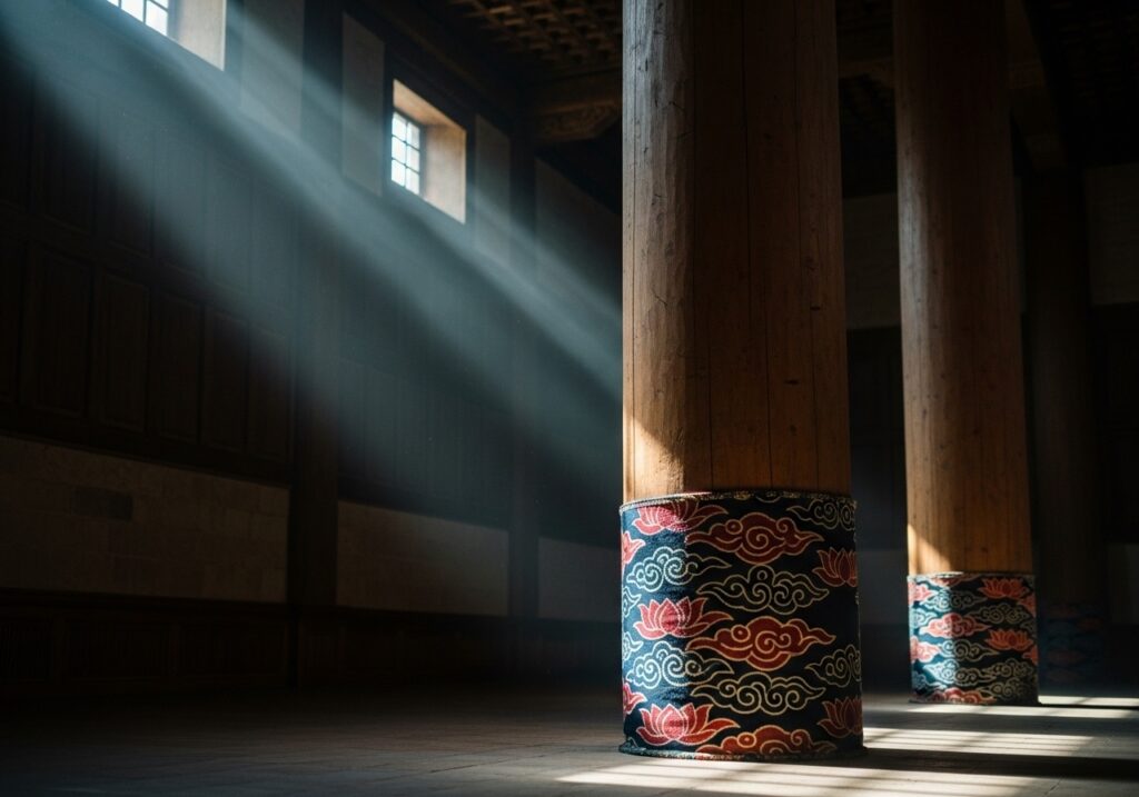 Chinese palace pillars