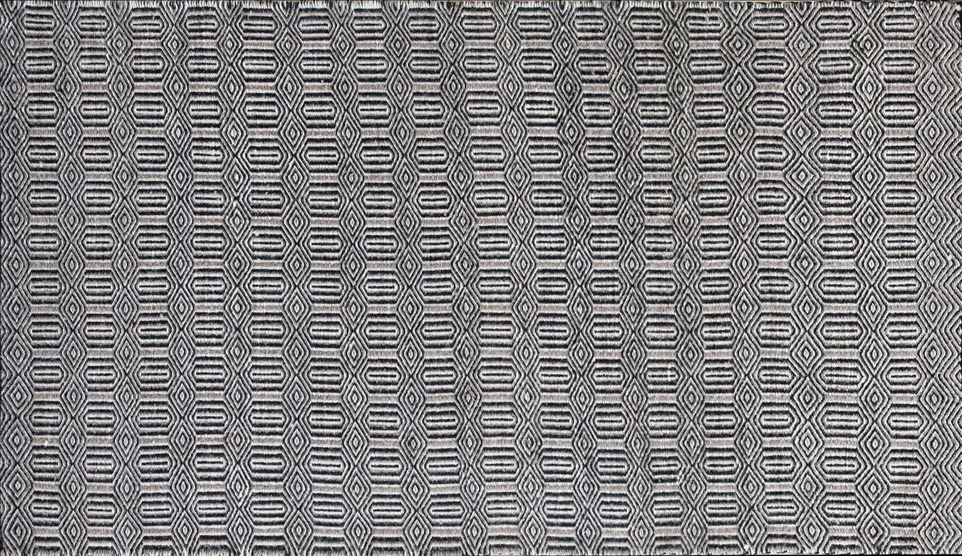 Vintage american navajo gray rug colors showcasing the distinct geometric design - by rugs on net