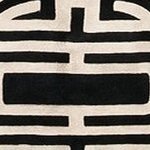 Black white rug colors by rugsonnet