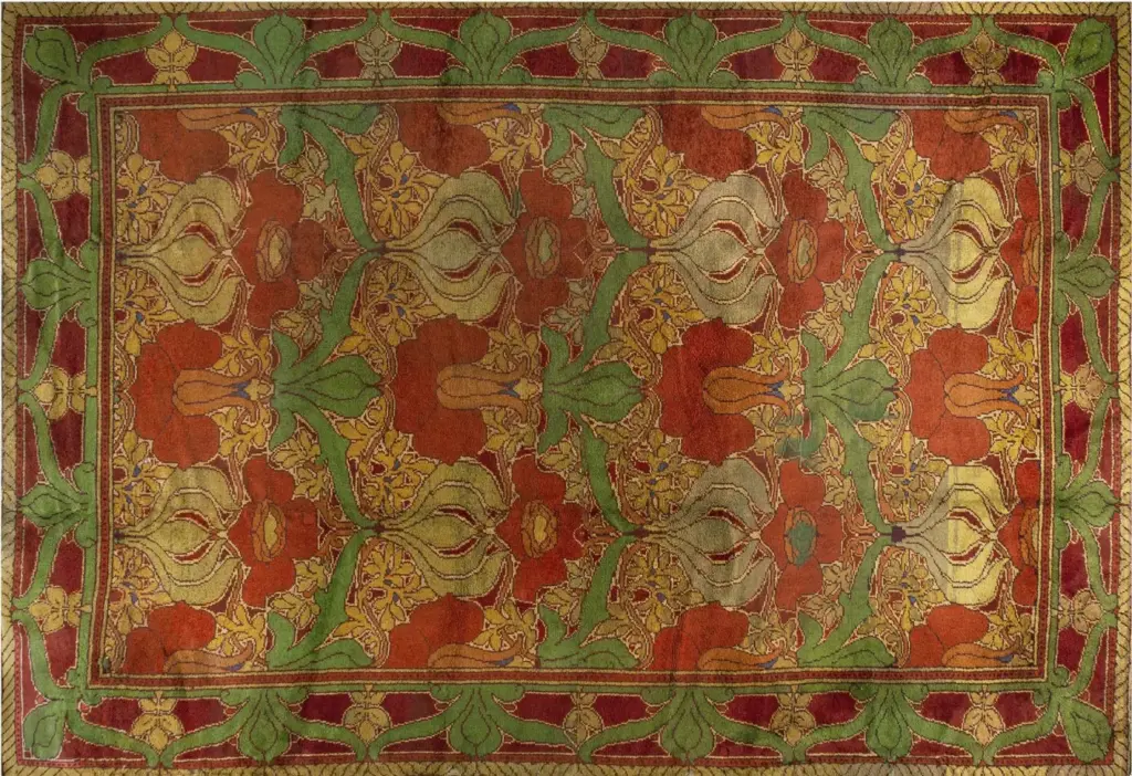 Classic arts and crafts design antique irish donegal rug by rugs on net