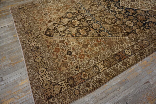 Antique long and narrow northwest persian tribal baisley pattern gallery rug - image 11
