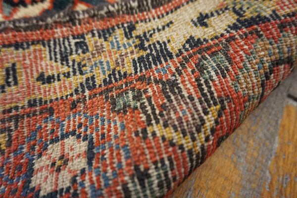 Ivory tribal antique mid 19th century northwest persian gallery rug - image 2