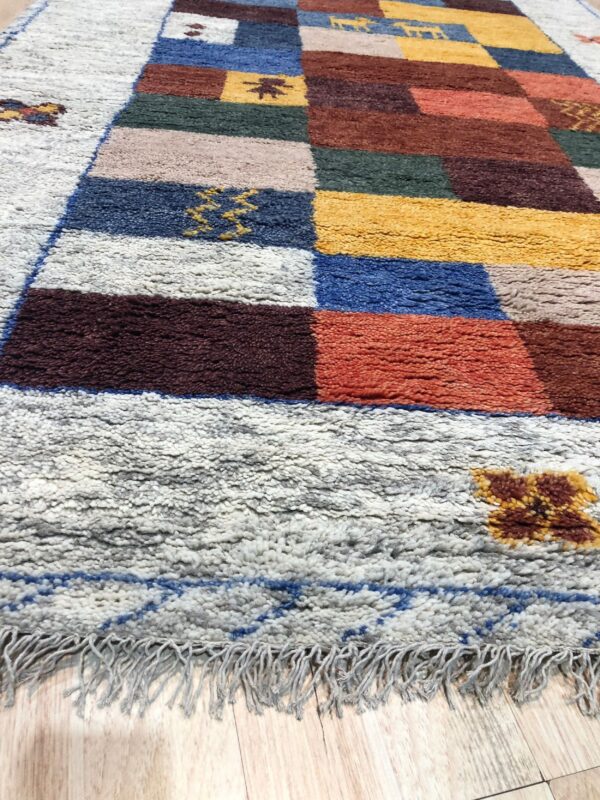 Willow talia ivory hand-knotted wool rug - image 5