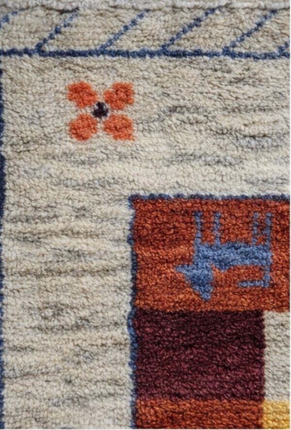 Willow talia ivory hand-knotted wool rug - image 3