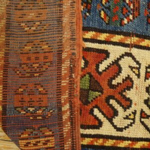Close-up showing the texture and color transition of the Tribal Rug by Rugs On Net. by Rugs On Net