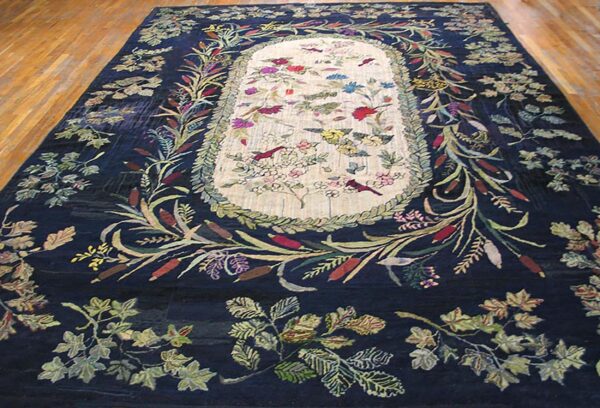 Early 20th american hooked rug
