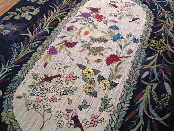 Early 20th american hooked rug