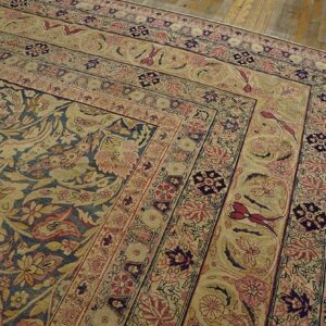 19th Century Persian Kerman Laver Carpet