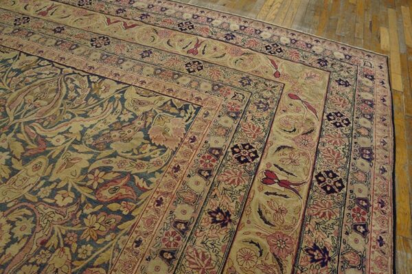 19th century persian kerman laver carpet