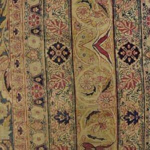 19th Century Persian Kerman Laver Carpet