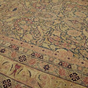 19th Century Persian Kerman Laver Carpet