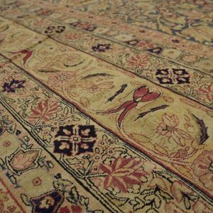 19th Century Persian Kerman Laver Carpet