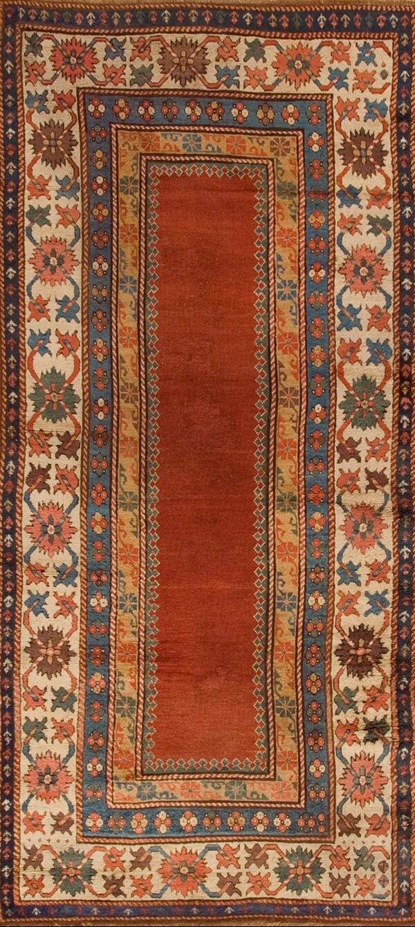 Mid 19th century caucasian kazak carpet