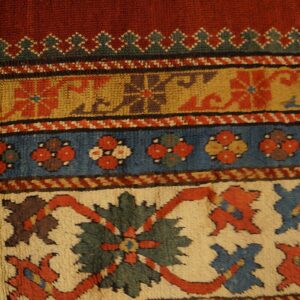 Mid 19th Century Caucasian Kazak Carpet