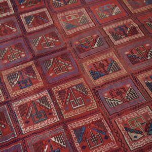 19th Century Caucasian Verneh Flat-Weave Carpet