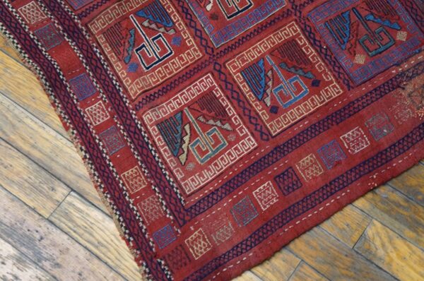 19th century caucasian verneh flat-weave carpet