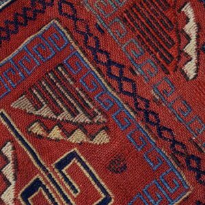 19th Century Caucasian Verneh Flat-Weave Carpet