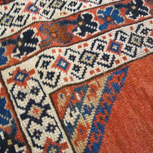 Close-up of the border detail on the Terra Cotta Rug by Rugs On Net. by Rugs On Net