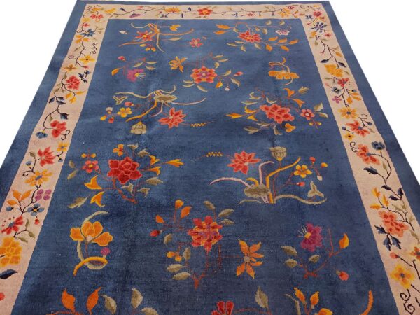 Antique chinese art deco rug