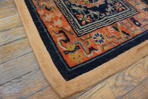 Small size wool pile antique rare chinese saddle horse cover - image 4