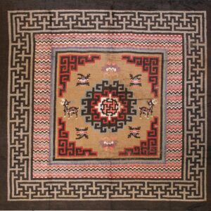 Early 20th Century N. Chinese Mongolian Carpet