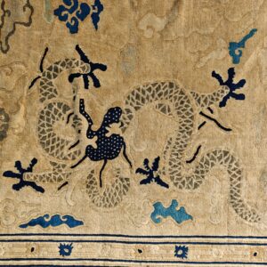 19th Century Chinese Peking Dragon Carpet