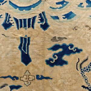 19th Century Chinese Peking Dragon Carpet