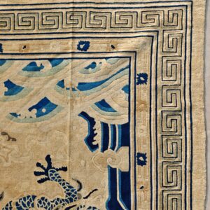 19th Century Chinese Peking Dragon Carpet