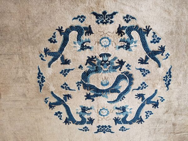 Antique chinese peking rug