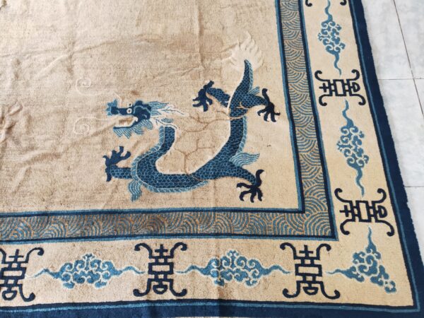 Antique chinese peking rug