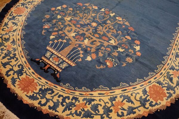 Antique chinese peking rug 8' 8" x 12' 8"