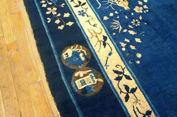 Antique chinese peking rug