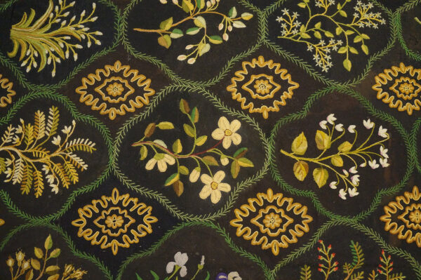 Antique english needlework carpet