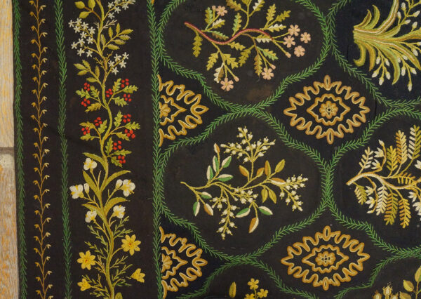 Antique english needlework carpet