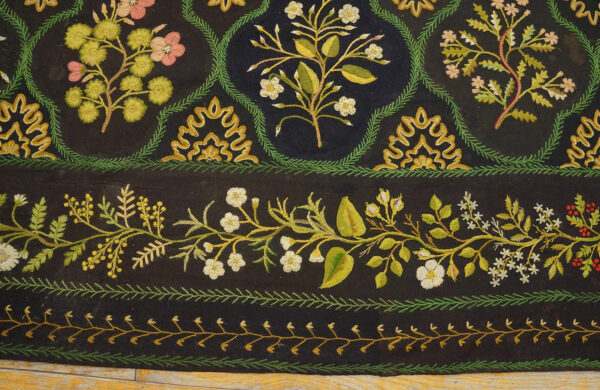 Antique english needlework carpet