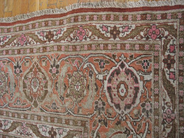 Early 20th century persian tabriz garden carpet (