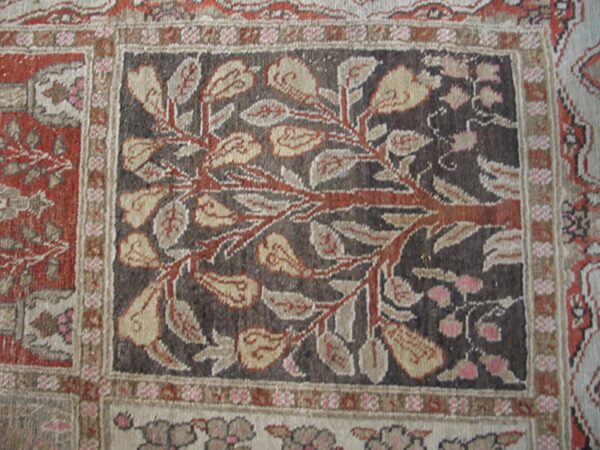Early 20th century persian tabriz garden carpet (