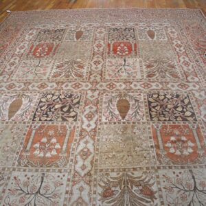 Early 20th Century Persian Tabriz Garden Carpet (