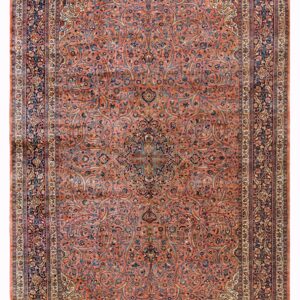 Antique Kashan, Dabir Rug 9' 11" x 15' 4"