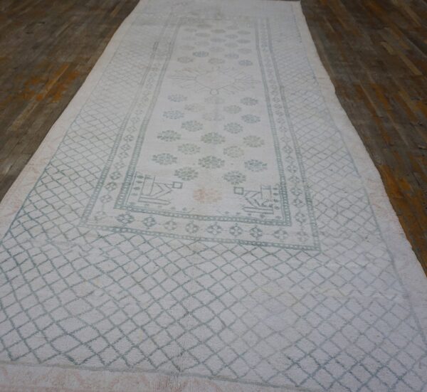 Intricate patterned vintage indian carpet