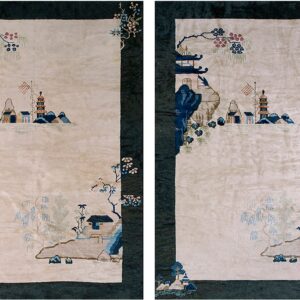 1920s Pair of Chinese Art Deco Carpets