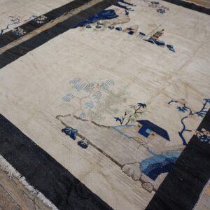 Decorative Chinese art deco carpet design