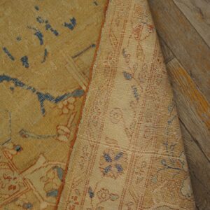 Intricate design on vintage carpet