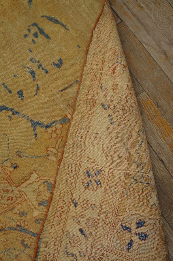 Intricate design on vintage carpet