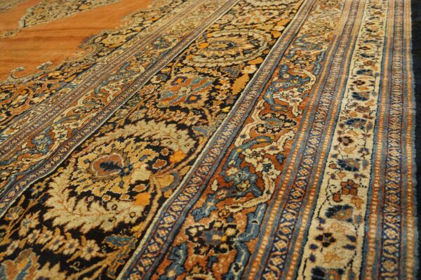 Antique persian tabriz rug