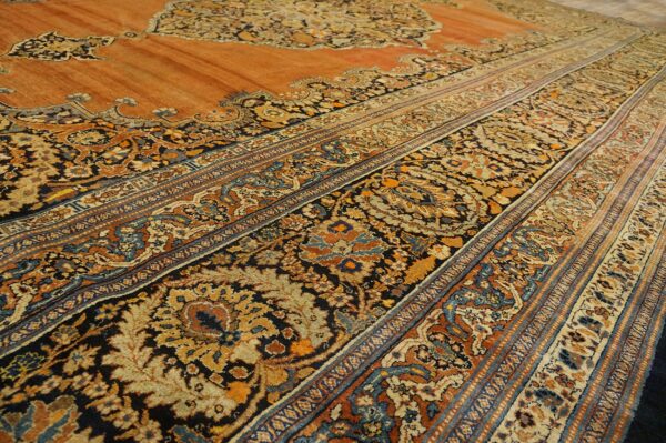 Antique persian tabriz rug