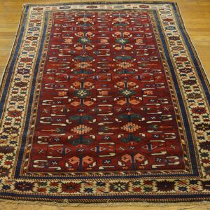 Antique Caucasian, Kuba Rug 4' 2''x 5' 10''