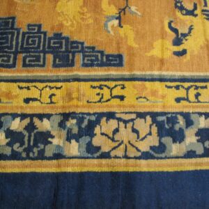 Colorful traditional Chinese rug design
