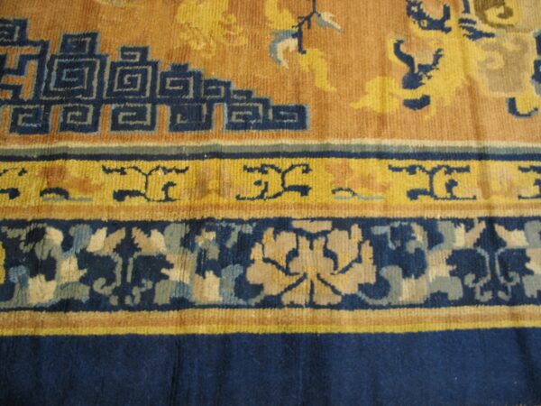 Colorful traditional chinese rug design