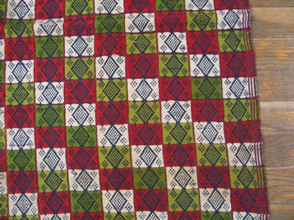 Colorful geometric patterned textile design